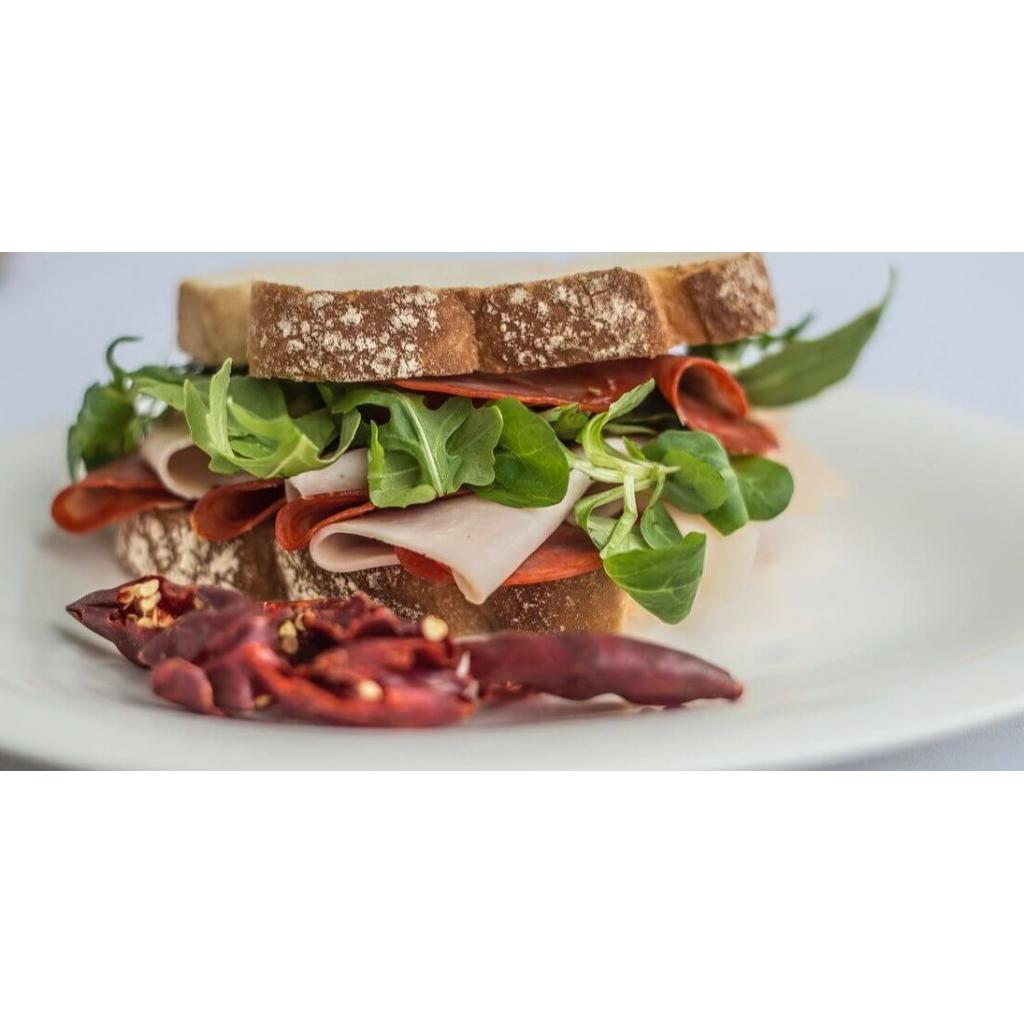 SÁNDWICH MIXTO DE CHORIZO Y PECHUGA DE PAVO